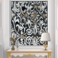 thumbnail image 3 of Gold Mettalic Floral Strapwork - Ornate Glam Framed Canvas, 3 of 3