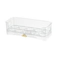 thumbnail image 3 of Egg Holder Egg Tray Egg Dispenser Stackable Design for Refrigerator Side Door Kitchen Countertop, 3 of 9