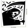 thumbnail image 3 of Halloween Window Sticker - Giant Ghost Monster, Witch, Death God, Bat, Skeleton - Traceless, Static, Easy to Apply, 3 of 5