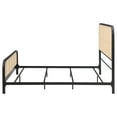 thumbnail image 5 of Lanewood Open Cane Webbing Metal Eastern King Bed Black, 5 of 12