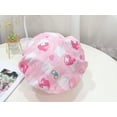 thumbnail image 1 of Gorro de ducha con patrón de Sanrio, gorro de ducha de doble capa, Hello Kitty, Melody Kuromi, a prueba de polvo, sanitario, gorro de dibujos animados, impermeable, cuidado del cabello, 1 of 5