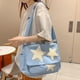 thumbnail image 5 of Bolso Hobo Informal para Mujer Bolso Mano Sencillo Con Múltiples Bolsillos Bolso (azul), 5 of 9