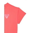 thumbnail image 3 of Wonder Nation Girls Boxy Tee with Short Sleeves, Sizes 4-10, 3 of 3