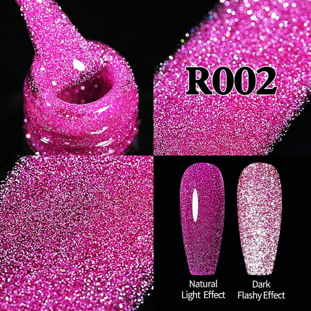 UR Azúcar Brillante Gel Esmalte De Uñas Reflectante Purpurina Semi Permanente Para Manicuras Necesidad Base Top Coat
