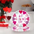 thumbnail image 3 of Apmemiss Clearance 24 Pcs Valentine's Day Party Supplies, Heart Love Design Decorations Paper Plates Cups and Napkins, Disposable Tableware for Valentine's Day and Wedding, 3 of 3