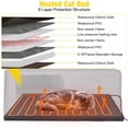 thumbnail image 3 of Aivituvin Heated Outdoor Cat House for Outside Insulated Feral Cat Shelter Weatherproof with Heated and Insulated Liner 2 Story, 3 of 8