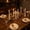 C, variant on Halloween Ghost Flameless Taper Candles Candlesticks, 2PC LED Flickering Candle Real Wax 3D Wick, Flameless Taper Candles with Remote, Spooky Gothic Home Decor for Dinner Indoor