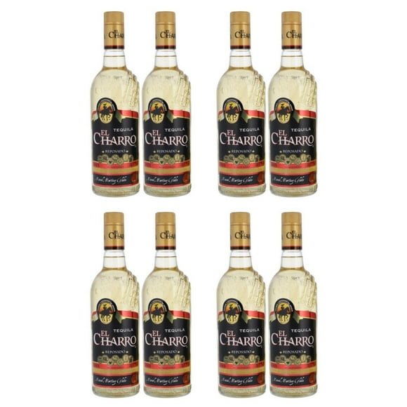 Pack de 4 Tequila El Charro Reposado Dos Botellas 750 ml