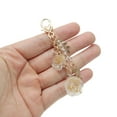 thumbnail image 4 of Unique Bargains 1 Pc Stylish Flower Handbag Charm Bag Accessories Gold Tone, 4 of 5