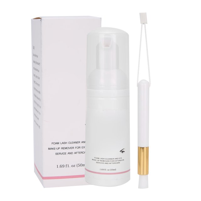 Espuma limpiadora de pestañas champú portátil para pestañas ligero de 50 ml para mujeres pestañas limpias pestañas limpias injertadas ANGGREK Otros