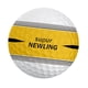 thumbnail image 2 of Pelota de golf ligera de 3 capas, distancia máxima, pelota de práctica de golf de 1,65 pulgadas para conducir Amarillo, 2 of 8