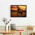 thumbnail image 2 of Nawypu Horse Wall Art For Living room City Poster Canvas Prints Printing Home Office Decorations With Framed, 2 of 4