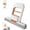 1pc Orange, variant on Mini Foldable Desktop Mop, Portable Cleaning Sponge Mop for Bathroom, Kitchen, Countertops, Glass, Tile - Wet/Dry Use with Deep Grooves, One-Hand Squeeze Handle & Replaceable Head (3PCS Orange)