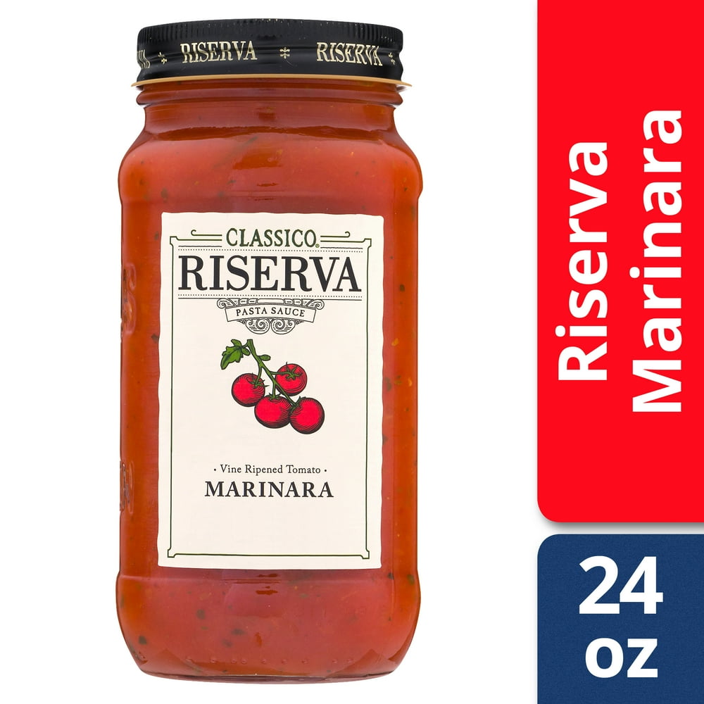 Classico Riserva Vine Ripened Tomato Marinara Pasta Sauce, 24 oz Jar