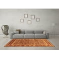 thumbnail image 3 of Ahgly Company Indoor Square Oriental Brown Traditional Area Rugs, 4' Square, 3 of 4