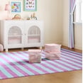 thumbnail image 2 of Mainstays Kids Large Plastic Storage Bin with Lid, Pink, 2 of 7