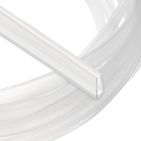 Uxcell U Channel Edging Trim, 26.2 ft Sheet Metal Edge Guard Protector Rubber Edge Trim Air Sealed Seal Strip for Panels Car Doors Steel Plates Hatches Table Corners,2.76"Wx0.39"Tx1.57"H ,Clear
