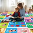 thumbnail image 2 of Kids Educational Learning Rug ABC Alphabet Month Weather Week Shapes Play Carpet for Bedroom Classroom 78.7X59 INCH, 2 of 5