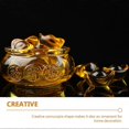 thumbnail image 2 of 1 Set Cornucopia Ornament Exquisite Treasure Bowl Ornament Home Decor with Gold Ingot, 2 of 3