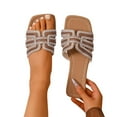thumbnail image 2 of ATENAR Womens Sandals Outdoor Comfortable Women Sandals Slide Shoes Women Brown 9.5, 2 of 9
