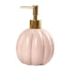 thumbnail image 3 of Dispensador de jabón de calabaza para Halloween, dispensador de jabón de manos de otoño, novedoso y práctico dispensador de loción para decoración de Rosa y oro, 3 of 8