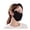 Black, variant on Women’s UPF50+ Ice Silk Face Mask, Breathable Cooling UV Sun Protection Cover with Adjustable Ear Loops & Head Strap