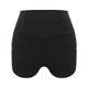 thumbnail image 1 of Pantalones cortos deportivos de verano para mujer, mallas elásticas de cintura alta, encaje perfecto, Push Negro S Yuyangstore Pantalones cortos de yoga para mujer, 1 of 8