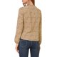 thumbnail image 4 of BLUSA FLORAL DE MANGA LARGA CON PLIEGUES EN LA PARTE DELANTERA PARA MUJERES CHIC, BEIGE, 4 of 7