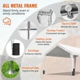 thumbnail image 4 of VEVOR Carport Car Canopy Garage Shelter Tent 10x20ft with 8 Poles for Auto Boats, 4 of 9