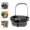1-pack, variant on Kitchen Sink Food Catcher, Faucet Mount Garbage Mesh Drain Basket with Push Button Dump for Food Waste, Soup, Tea, Fruit, RV Kitchen Sink Strainer