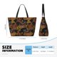 thumbnail image 4 of Fotbe Embroidery Chicken Rooster And Sunflowers Bolsa de Viaje para Playa - Resistente al Agua, Bolsa Tote de Gran Capacidad y Ligera con 7 Bolsillos para Mujeres y Hombres, 4 of 7