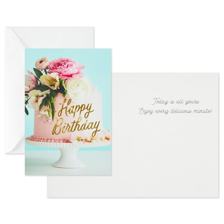 Happy Birthday Wishes Pink Rose Bouquet Of Roses Hallmark Greeting