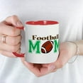 thumbnail image 5 of CafePress - Football Mom Mug - 11 oz Ceramic Mug - Novelty Coffee Tea Cup, 5 of 6