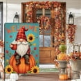 thumbnail image 6 of HomeKingdee Fall Gnome House Flag, Fall Decor Gnomes Flag, Autumn Flags Pumpkin Leaves Signs Home Decorations Rustic Welcome Outdoor Farmhouse Thanksgiving, 6 of 7