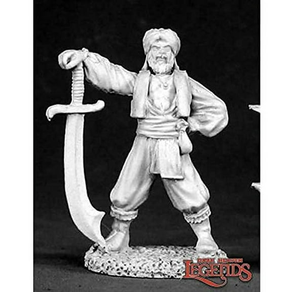 Reaper Miniatures Sallah, Arabian Hero #02447 Dark Heaven Unpainted Metal