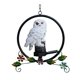 thumbnail image 2 of Novedad Solar Owl Ornament Animal Bird Outdoor LED Decoración Escultura Blanco Sharpla luz de jardinería, 2 of 8