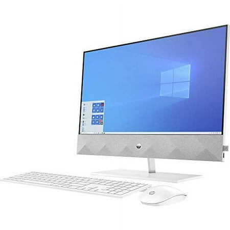 HP Pavilion 27 Touch Desktop 1TB SSD (Intel 10th gen Processor with Six cores and Turbo Boost to 4.30GHz, 16 GB RAM, 1 TB SSD, 27-inch FullHD Touchscreen, Win 10) PC Computer All-in-One