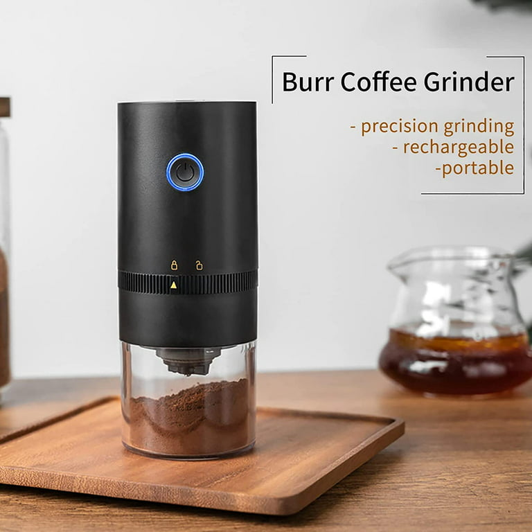 Coffee Grinder Electric Espresso PM06 Coffee Bean Grinder Stainless Steel  Automatic Cordless Portable Rechargeable Coffee Mill
