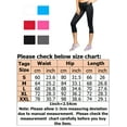 thumbnail image 2 of Frontwalk Women Stretch Capri Yoga Leggings Pants with Pockets Elastic High Waist Tights for Workout Gym Bike Exercise, 2 of 3