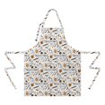 thumbnail image 2 of Trick or Treat Halloween Apron-Garden Aprons for Women with Pockets-Cotton Linen Waterproof Kitchen Cooking Gardening Aprons Adjustable for Kitchen,Cooking,BBQ and Salon 32"x27", 2 of 7