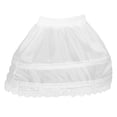 thumbnail image 1 of Enagua de niña, falda de crinolina, práctica enagua para niñas, 1 of 8