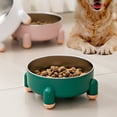 thumbnail image 3 of Cuenco para gatos de cuatro patas antivuelco, cuenco para mascotas de acero inoxidable para perros, 3 of 5
