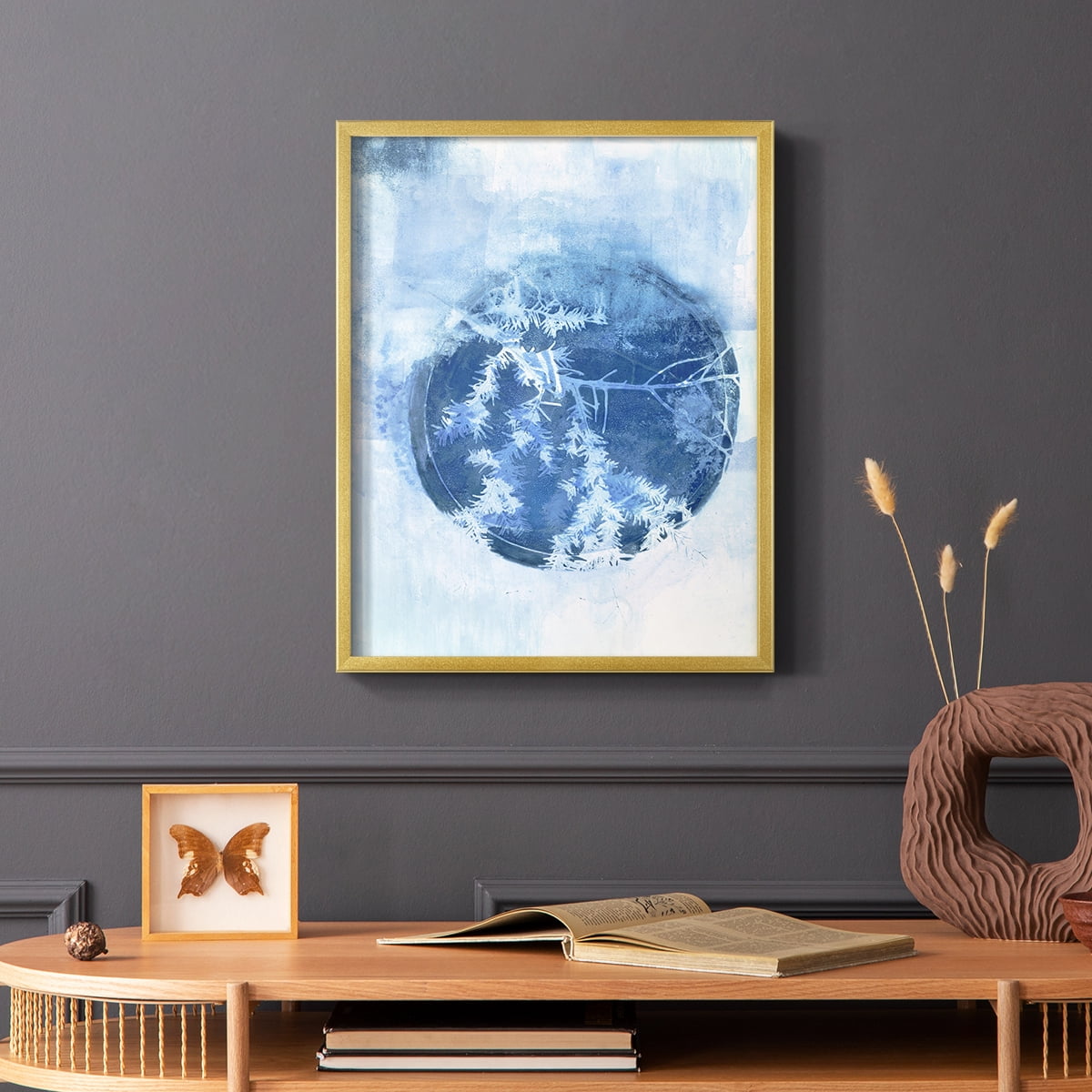 Winter Sky Framed Print - Solid Wood in Single Picture Frame Solid Wood 2 Framed Print