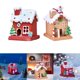 thumbnail image 1 of Decoración Pequeña Navideño con Luz BLESIY Rústica de Nieve pueblo de la ciudad de navidad, 1 of 7