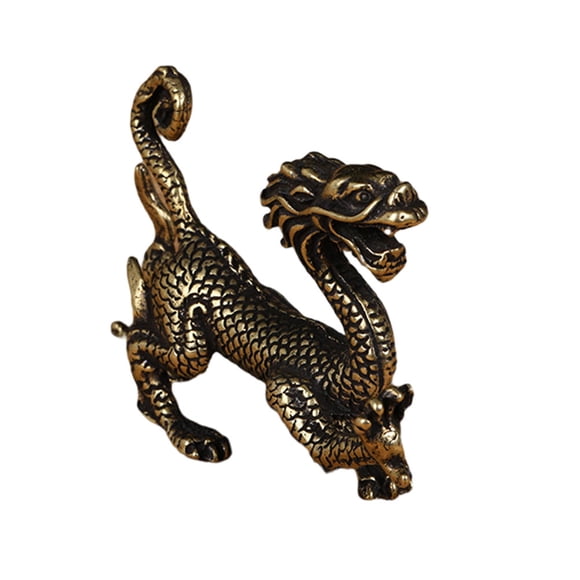 QUMIIRITY 1Ud Dragón En Latón Para De Y Hogar