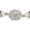 thumbnail image 3 of Guardurnaity Clip para bufanda Flores plateadas Clips para suéter con diamantes de imitación Ropa Esmalte Broche Titular Accesorios para el día de San Accesorios de disfraces Guardurnaity AP008840-00, 3 of 6