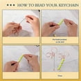 thumbnail image 3 of 12 Pieces Metal Beadable Keychain Bars Blanks for Beads Pendant Jewelry Charms DIY Crafts Keychains Making Gift, 3 of 5