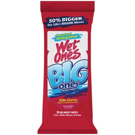 Playtex Wet Ones Big Ones Antibacterial