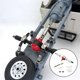 thumbnail image 3 of Placa de acero amortiguadora del eje trasero de aleación de aluminio para WPL D12 B16 B36 Crawler Plata perfke Eje trasero del coche RC, 3 of 9