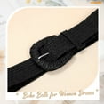 thumbnail image 6 of WHIPPY Women Elastic Woven Belt for Dresses Straw Braided Belt for Ladies, 6 of 8
